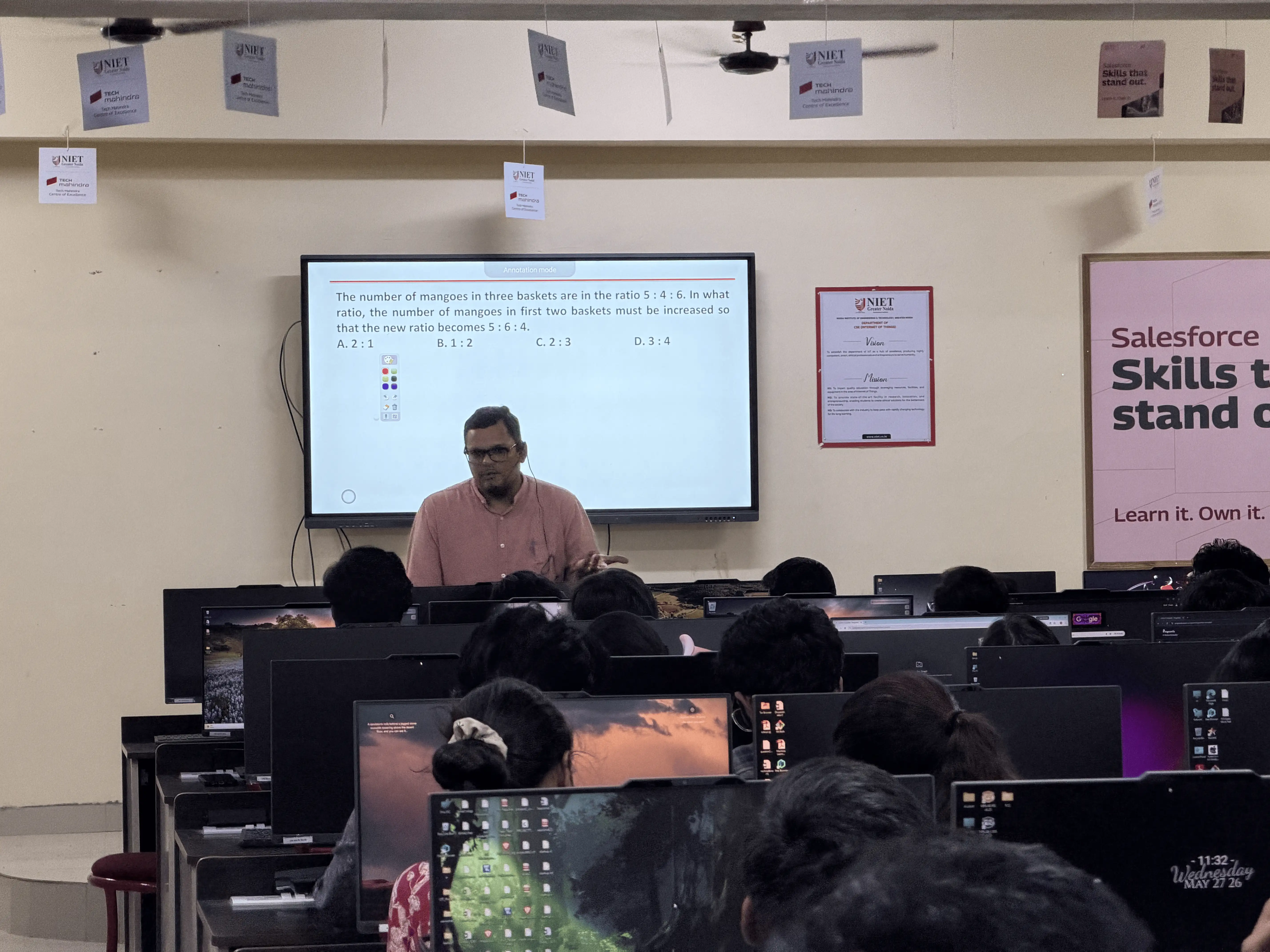 Salesforce learning environment