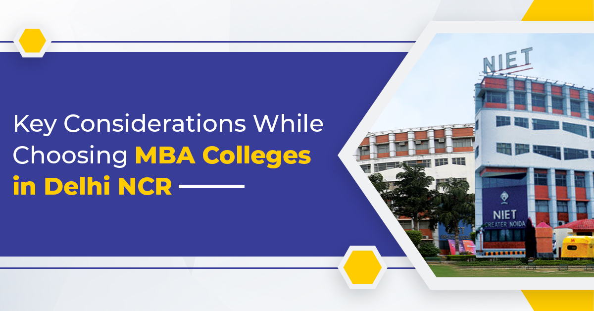 best MBA colleges for placement in NCR