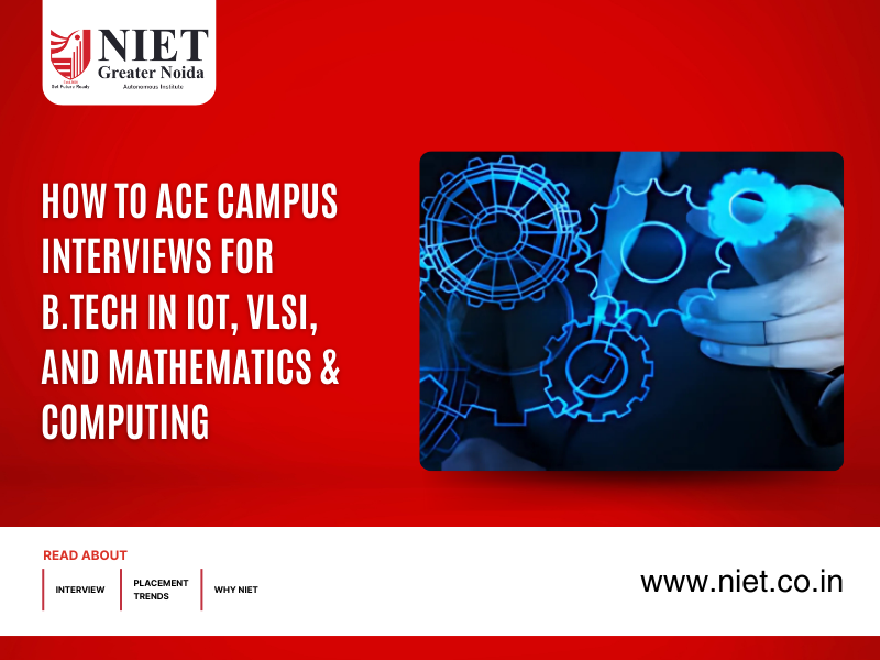 How to Ace Campus Interviews for B.Tech in IoT, VLSI, and Mathematics & Computing