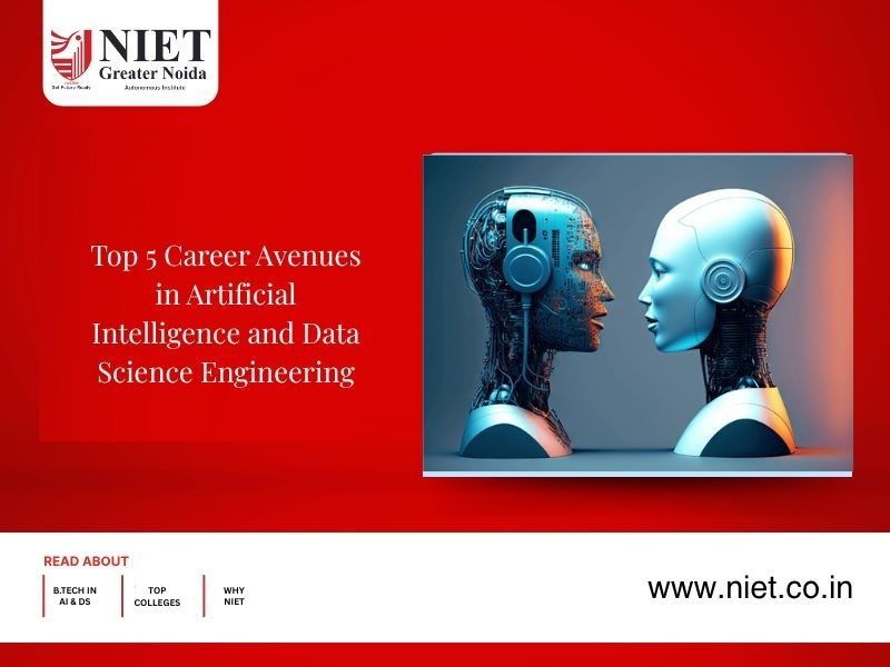 Top career options for Artificial Intelligence & Data Science Engineering | NIET Greater Noida