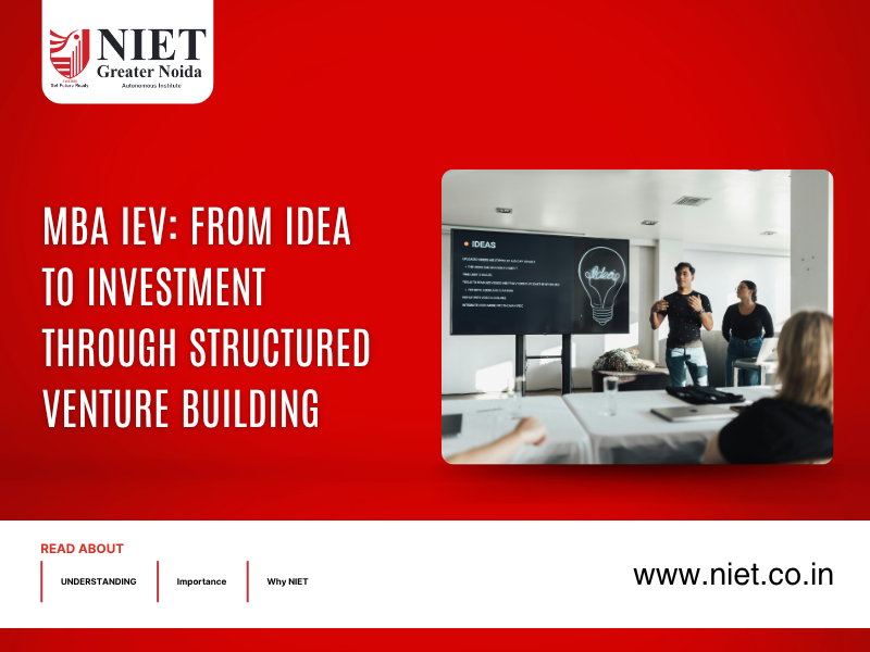 MBA IEV: From Idea to Investment Through Structured Venture Building