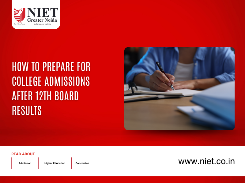 How to Prepare for College Admissions After 12th Board Results