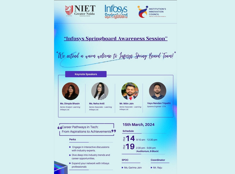 Infosys SpringBoard Awareness Session