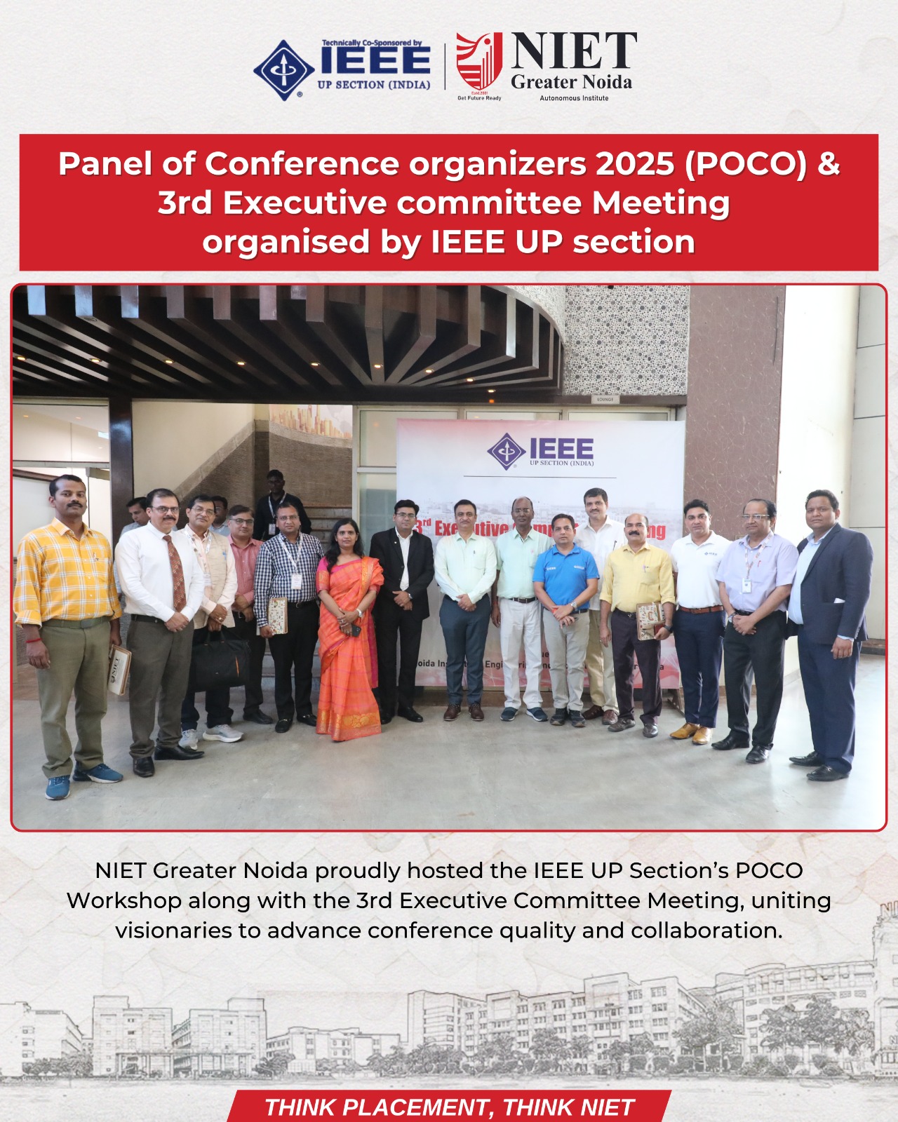 Panel of Conference organizers 2025 (POCO) & 3rd Executive committee Meeting organised by IEEE UP section