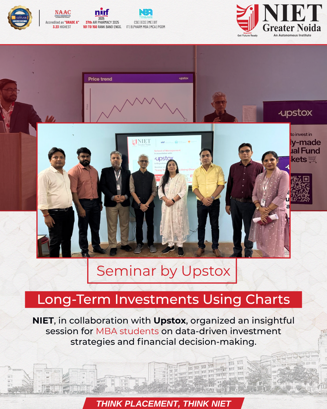 NIET x Upstox: Insights into Data-Driven Investing