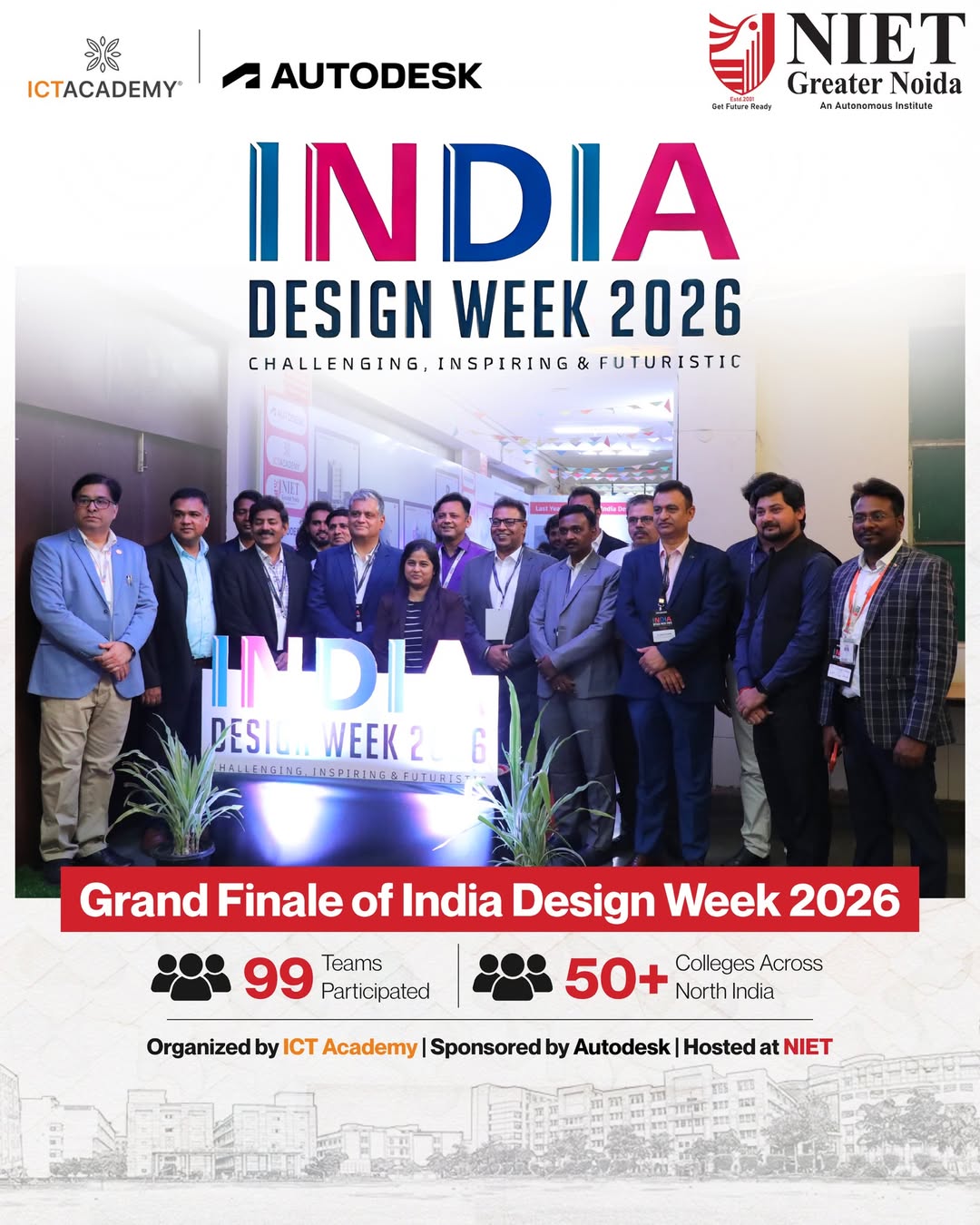 India Design Week 2026 Grand Finale at NIET Showcases Innovation, Design Thinking and 24-Hour Challenge Excellence