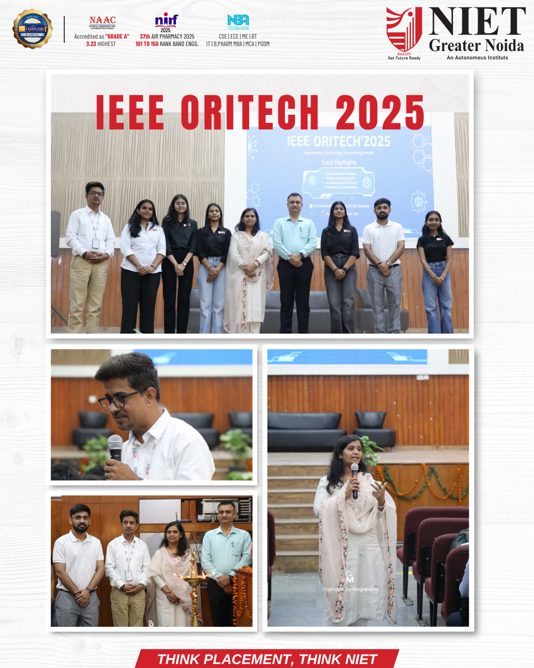 IEEE ORITECH 2025: Engineering the Future at NIET