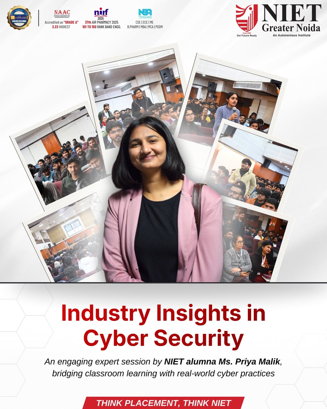 NIET Hosts Cyber Security Industry Insights Session by Alumna Priya Malik