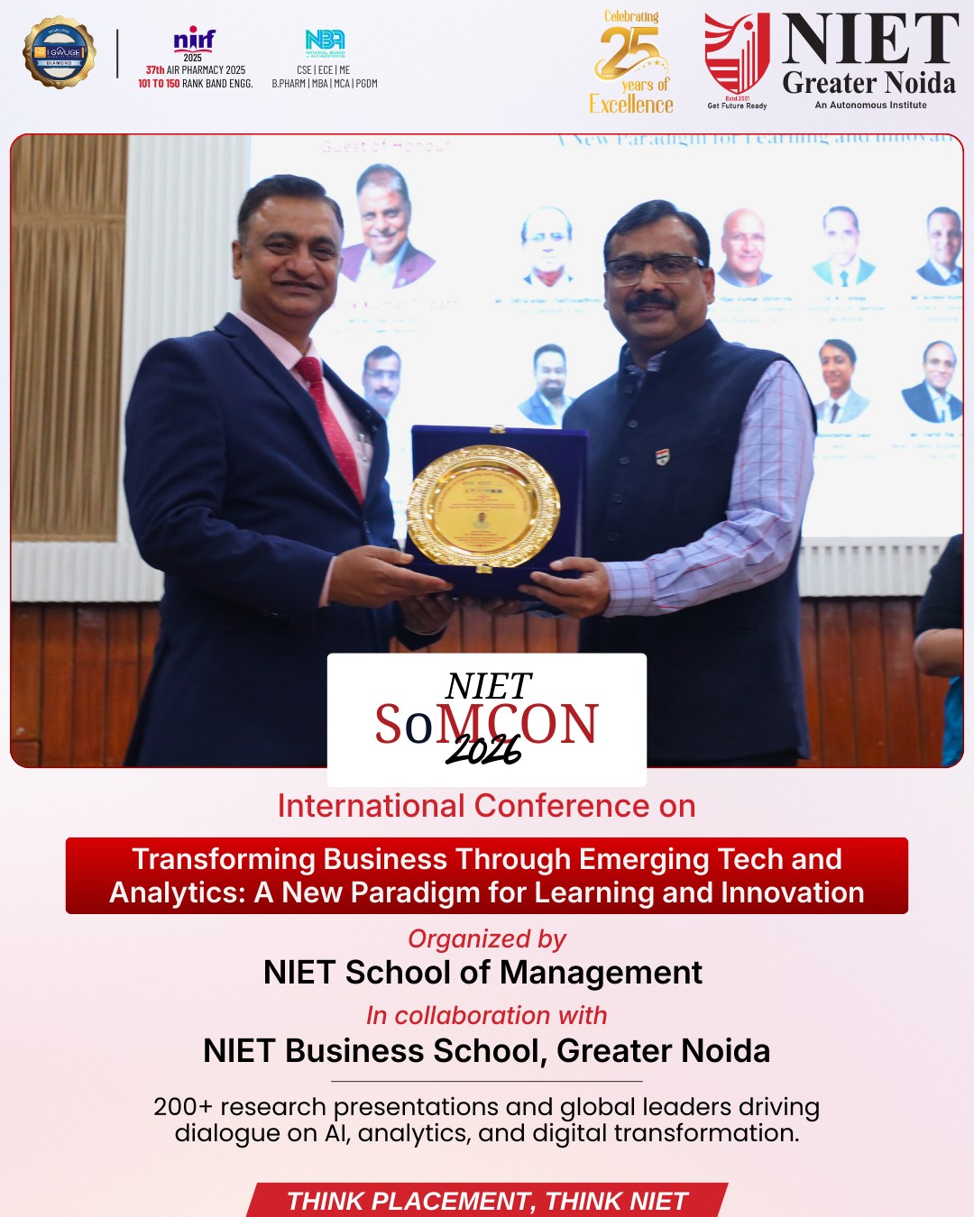 International Conference on Emerging Technologies & Analytics 2026 Concludes Successfully at NIET School of Management